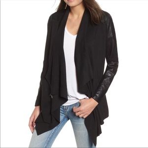 BLANKNYC drape jacket in black